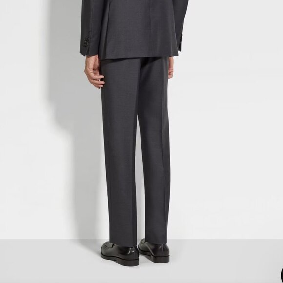 Ermenegildo Zegna Dark Grey Trofeo Wool Suit Pants US Size 44 - Picture 5 of 11